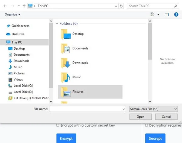 Cara Membuka File ENC Online Tanpa Aplikasi