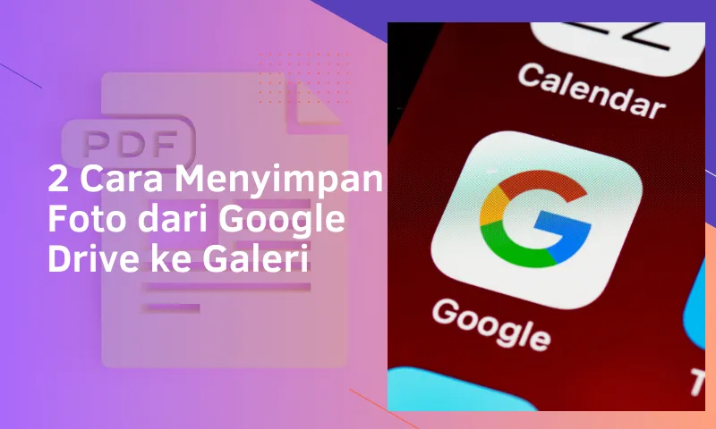 cara menyimpan foto dari google drive ke galeri