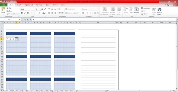 Cara Membuat Kalender di Excel Secara Manual dan Otomatis
