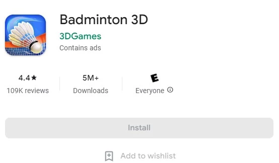 Badminton (3D Games)