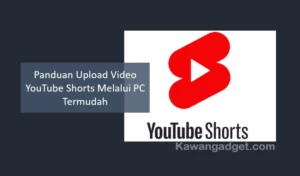 upload video YouTube Shorts melalui PC