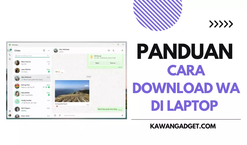 Cara Download WA di Laptop 7 dan Windows 10 Versi Lama dan Terbaru