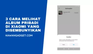 3 Cara Melihat Album Pribadi di Xiaomi Yang Disembunyikan