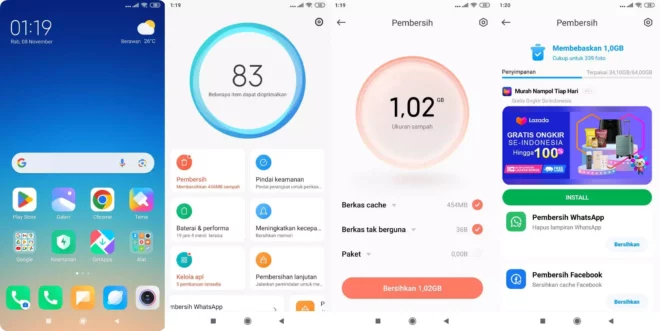 Cara Membersihkan Penyimpanan Internal Xiaomi dengan Fitur Pembersih Sampah Bawaan Xiaomi