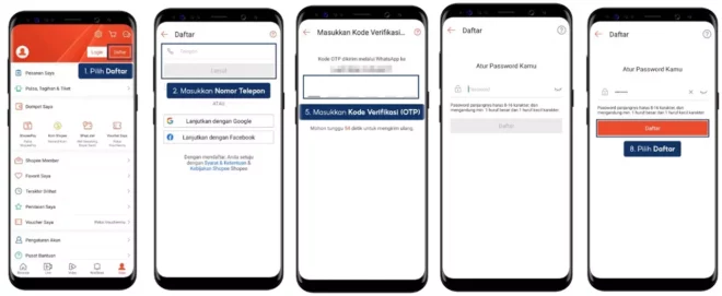 Cara Membuat Akun Shopee