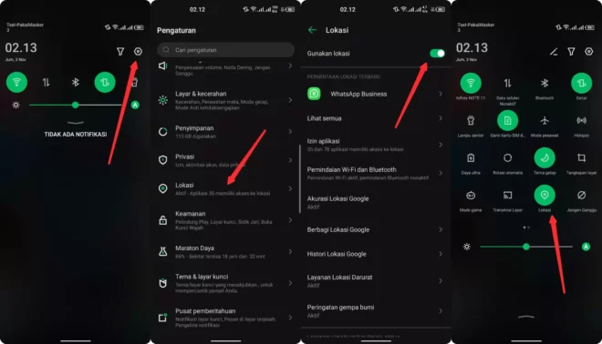 Cara Mengaktifkan Fitur GPS di HP Android Untuk Serlok WA