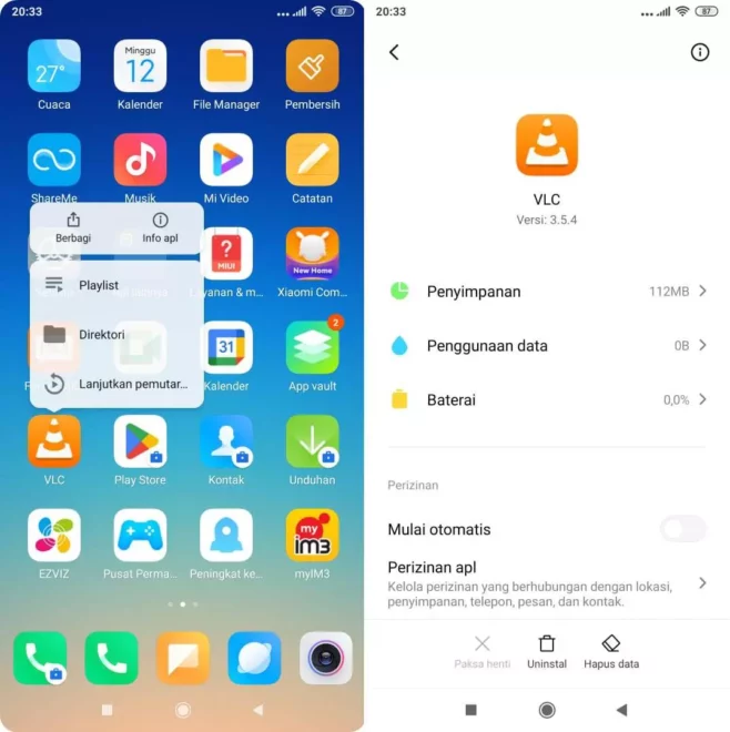 Cara Menghapus Aplikasi di Android Pada Halaman Layar Utama