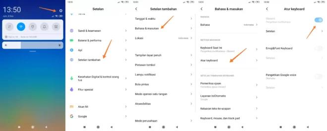 Cara Ganti Keyboard Xiaomi ke Default Melalui Menu Pengaturan