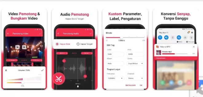 Cara Membuat Nada Dering Dari Video Tiktok Menggunakan Aplikasi MP3 Converter - Video ke MP3 di Android