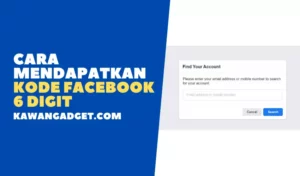 Cara Mendapatkan Kode Facebook 6 Digit