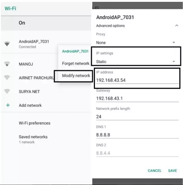 Cara Ubah IP Address di HP Android