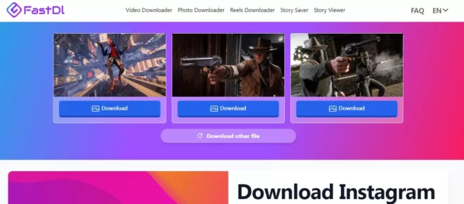 Cara Download Foto IG di PC Menggunakan Web Fastdl.app