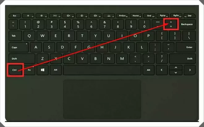 Gunakan Keyboard Untuk Memperbesar Layar Komputer